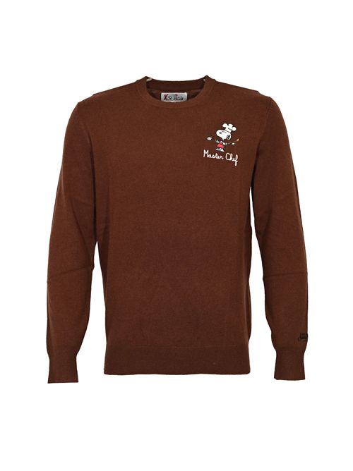 Maglione Heron Snoopy Master Chef in lana e cachemire Mc2 Saint Barth | HER002403102I